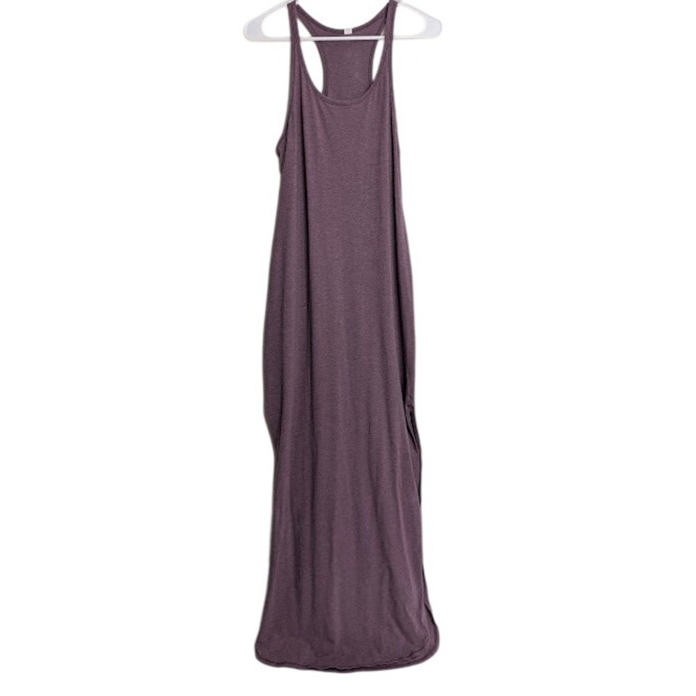 Lululemon Refresh Maxi Dress 2 Pima Cotton Stretch Heathered Dustyβ Mauve Size 8